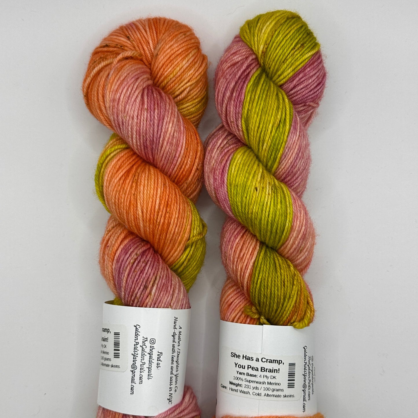 She Has a Cramp, You Pea Brain!